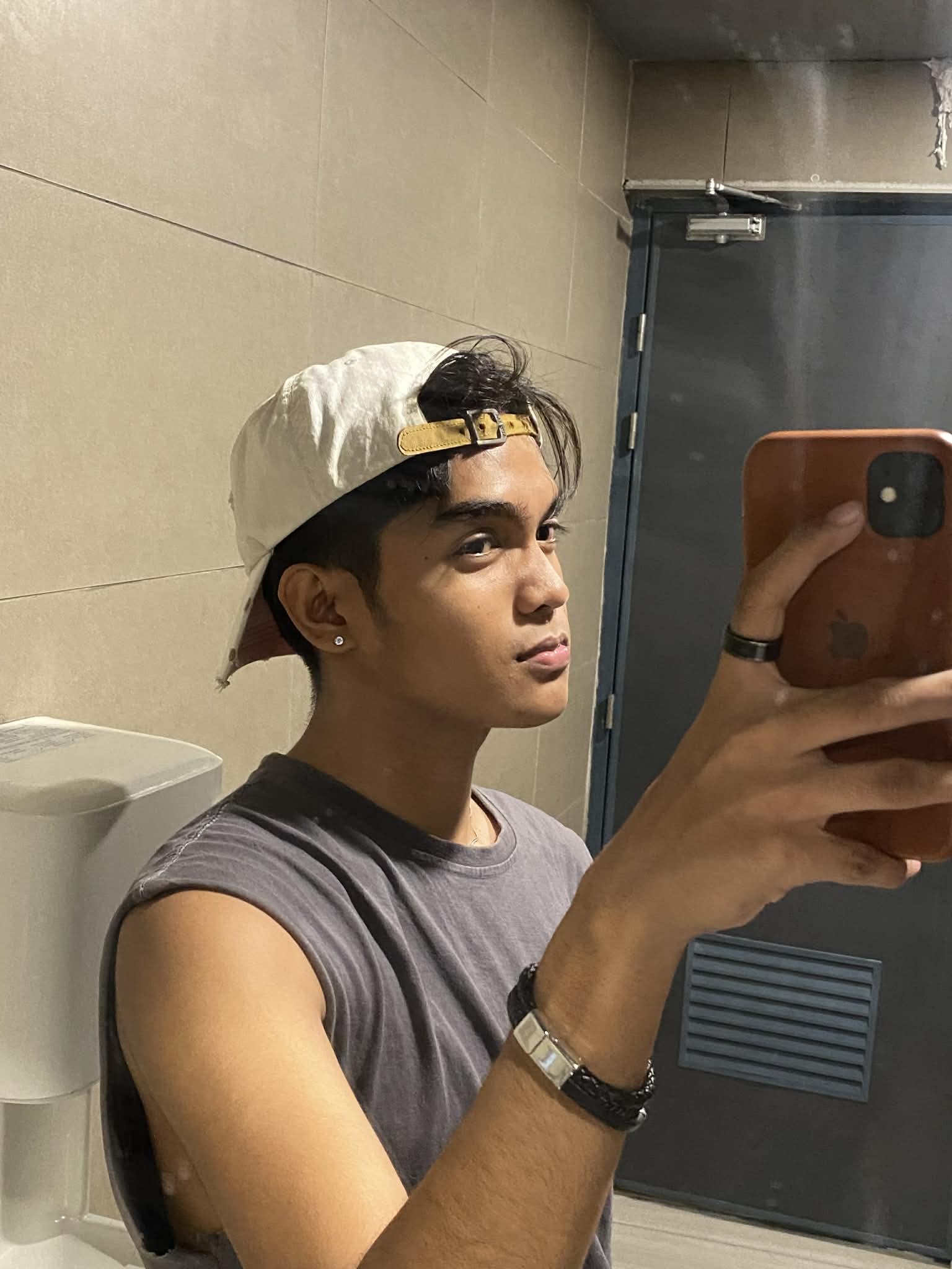 Reydian A. Delagao working on a project